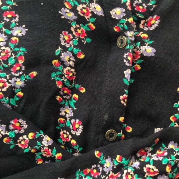 Free People Retro Floral Tunic Dress - Picture 4 of 5